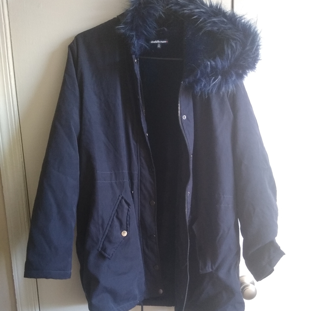 Fur lined jacket